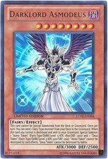 Yu-Gi-Oh Card - LC02-EN004 - DARKLORD ASMODEUS (ultra rare holo) - NM