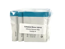 30 Coloplast 120115 Brava Adhesive Remover Wipes Expires 3/26-28 New in Bag