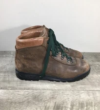 EMS Made in Italy Hiking Hiker Brown Leather Backpacking Womens Boots Size 10