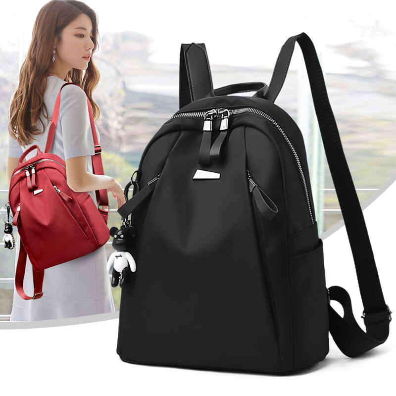 Mochila De Gran Capacidad Para Mujer Bolso De Hombro De Tela