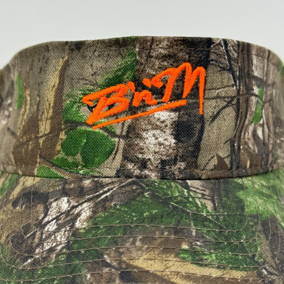 Outdoor Cap Visor BnM B'n'M Fishing Poles Realtree Xtra Green Camo - Image 3 of 4