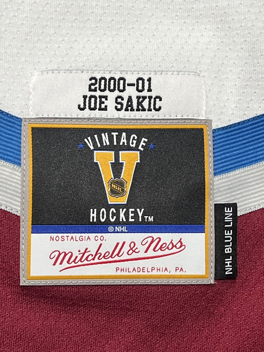 Joe Sakic Colorado Avalanche Signed 2001 Stanley Cup Vintage CCM Jersey
