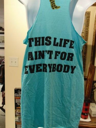 Josie's Most Wanted Bar "this life ain't for everybody Women's Tank top Large - Picture 2 of 3