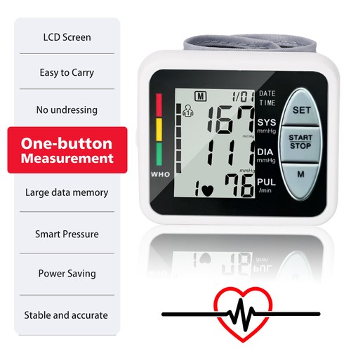 Kit cardiofrequenzimetro automatico polso alta pressione BP cuff machine - Foto 4 di 13