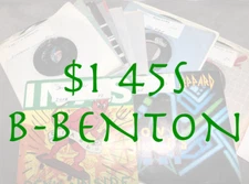 $1 45s - Popular Artists - G - EX - Flat $5.00  Shipped - B-Benton