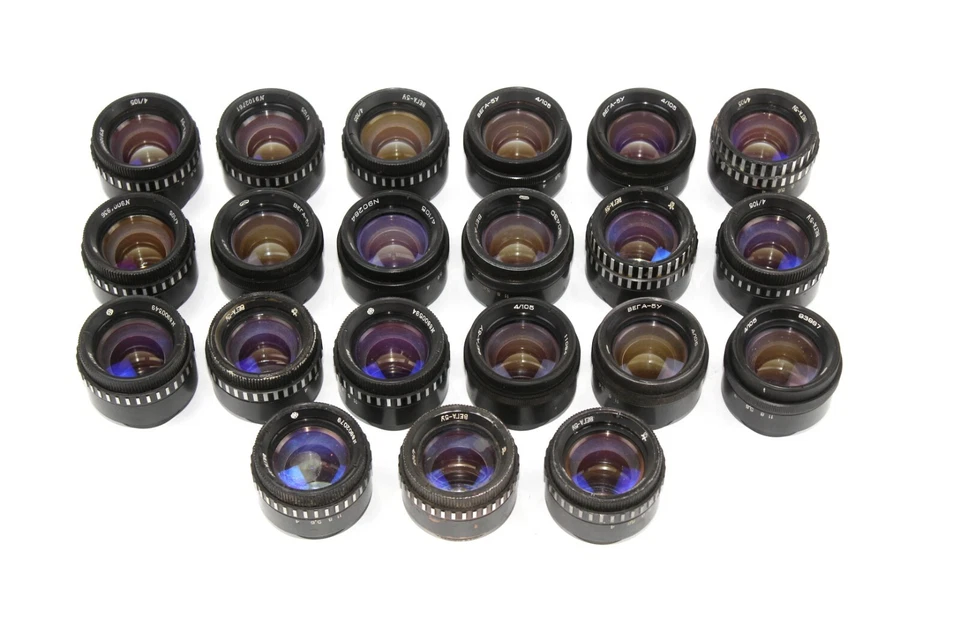 Lente soviética VEGA 5 U 4/105 para ampliadores fotográficos de formato medio - 26 piezas Foto 4 de 4