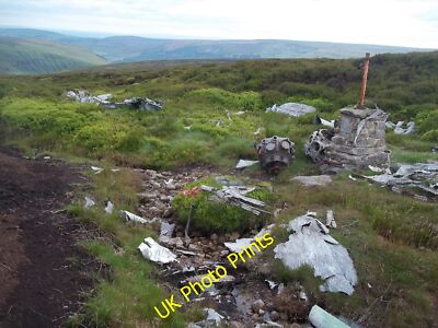 Photo 6x4 Plane Crash Site and Cairn on Sykes Moor Crowden/SK0799 A Bris c2015