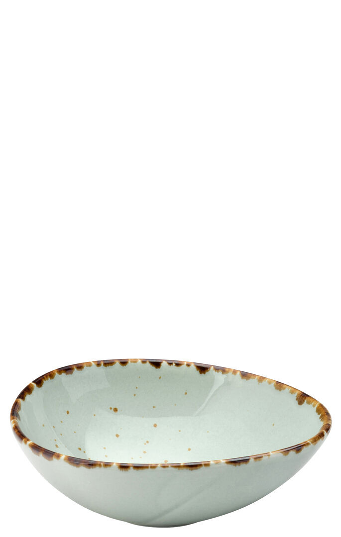 Umbra Briar Brown Rims Bowl Set For Serving Rice Soup Cereals 6""(15Cm) Pack Of 6