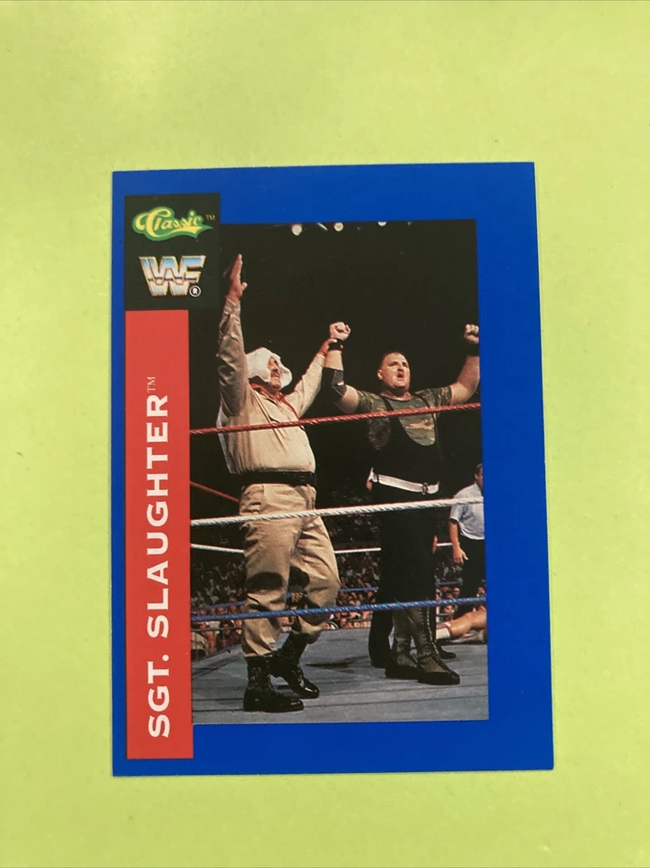 1991 CLASSIC WWF SGT. SLAUGHTER #97 - Image 2 of 4