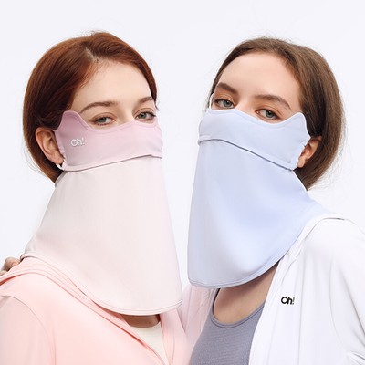 2 Packs Women's Face Cover Anti-UV UPF 50+ Breathable Design Masks Sun Scarves