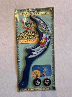 Moon Caster Kinder Spielzeug OVP Scheibe Werfen Frisbee Wurf Sammler Geschenk