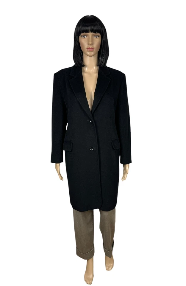 Max Mara Virgin Wool-Angora Rabbit Coat size US10 IT44 - Image 2 of 4