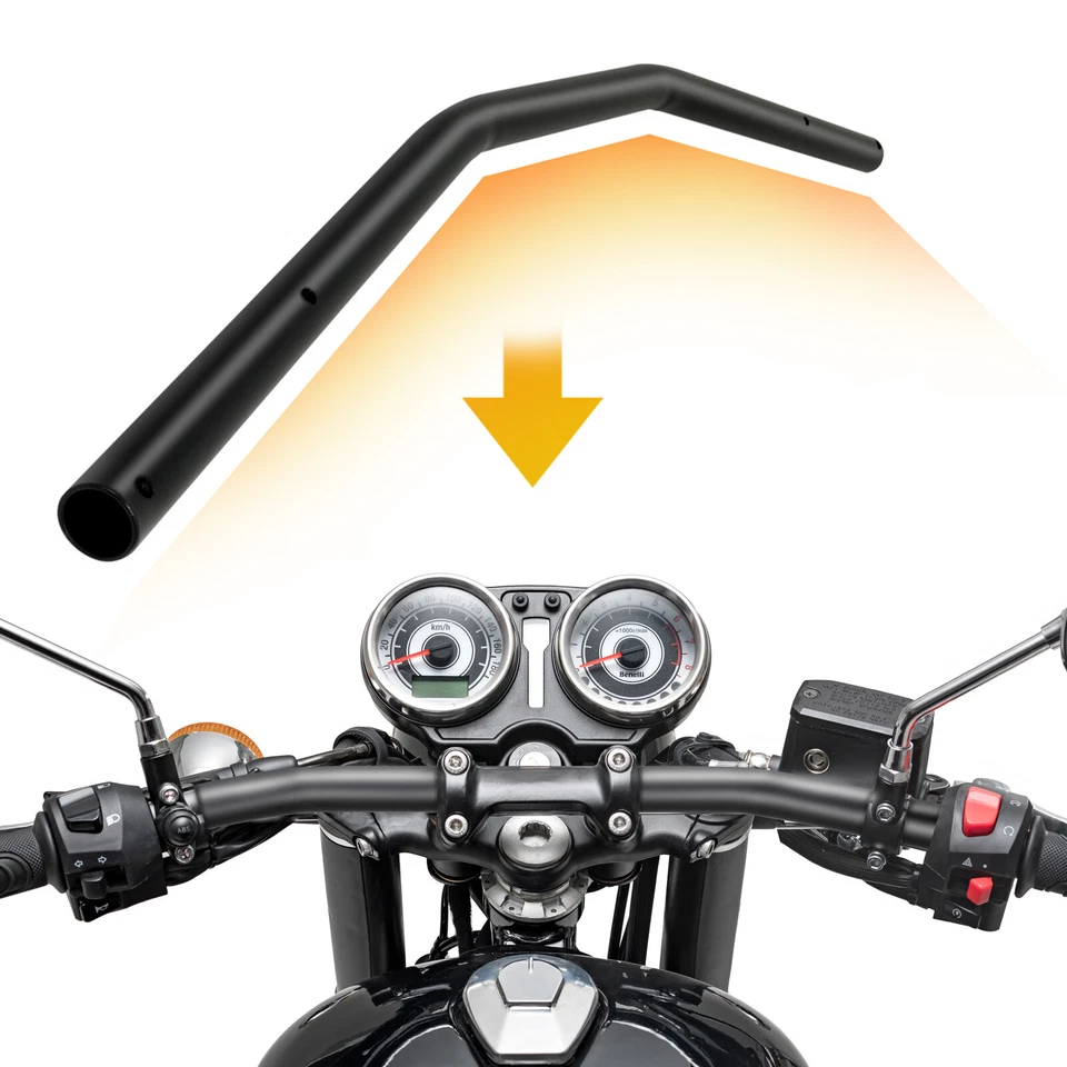 Manillar de motocicleta de 25 mm negro para Harley Davidson XG500 Street 500 Foto 2 de 4