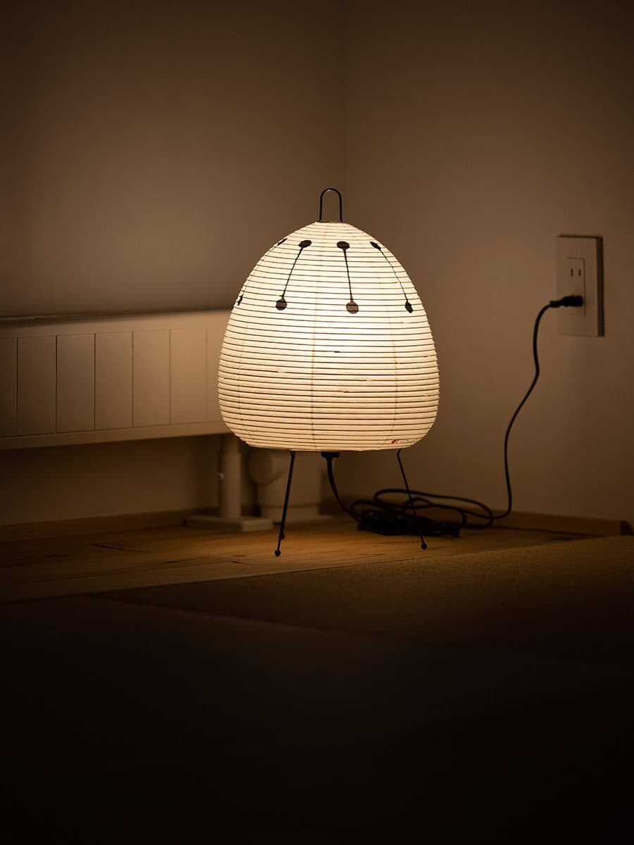 Isamu Noguchi AKARI 1AD lantern table lamp Japanese paper