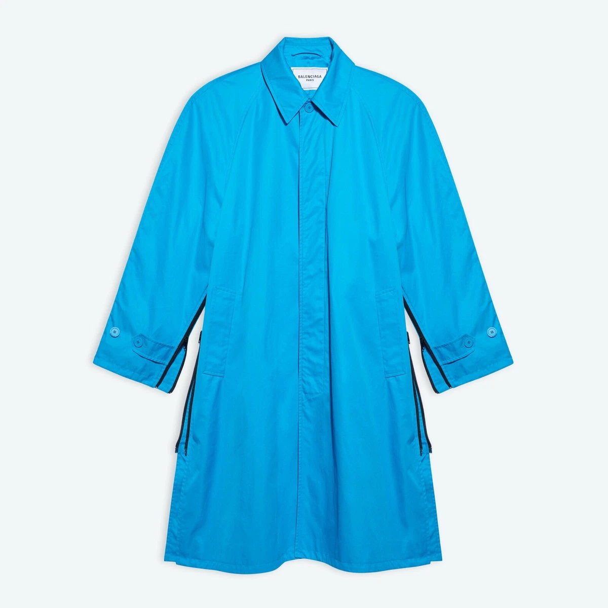 Light blue car coat sales