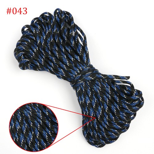 Cuerda fuerte Paracord 50 100 pies 7 hilos cable de núcleo 550 paracaídas Bushcraft senderismo - Imagen 78 de 189