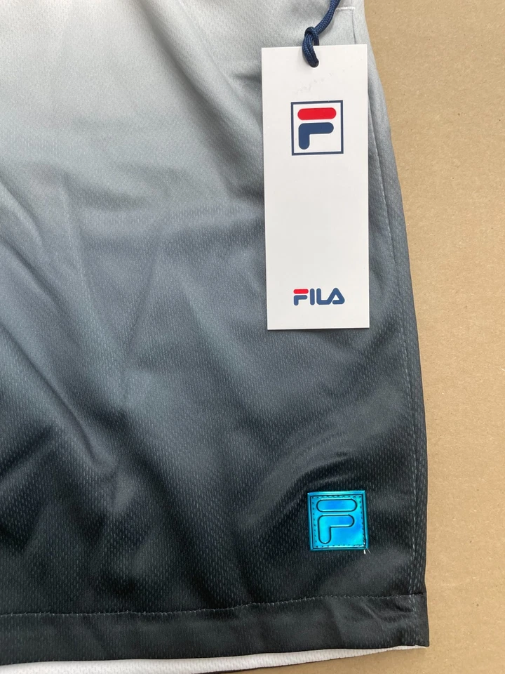 Fila Big Boy's/Youth Essential Mesh Athletic Shorts Size Small Black/White - Image 3 of 3