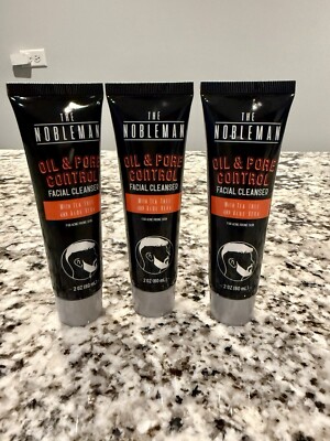 The Nobleman Tea/Aloe Vera Oil/Pore Control Facial Cleanser:2oz/60ml (3 Pack)