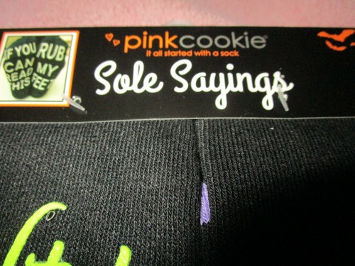 Pair of Womens Halloween Socks Witch Better Have My Candy Shoe Size 4-10 - Picture 3 of 5