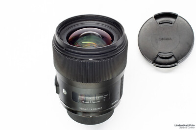 Sigma 35mm f/1.4 Wide Angle Lens Nikon F   Art Series   DG HSM