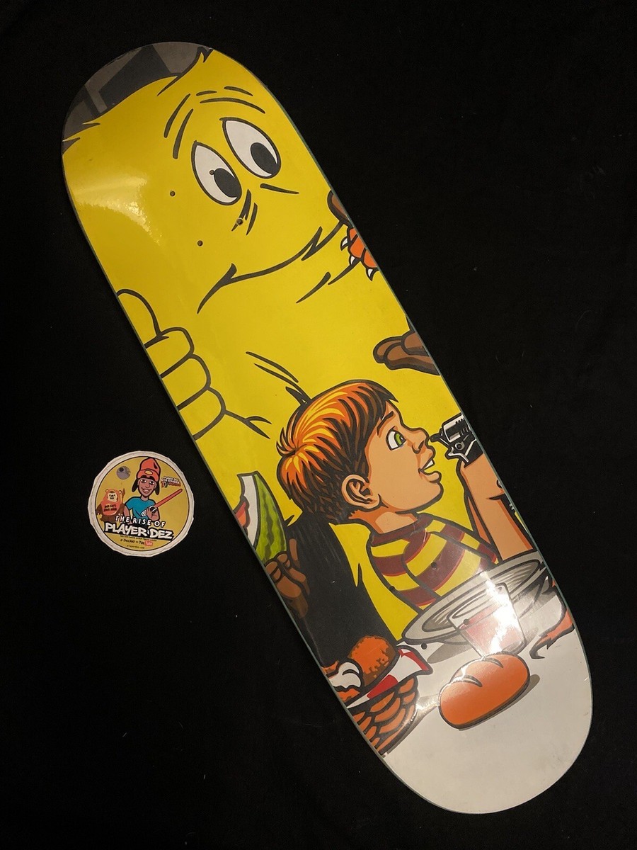UBER RARE FLOCKED Last Supper Cliche Skateboard Deck Accidental
