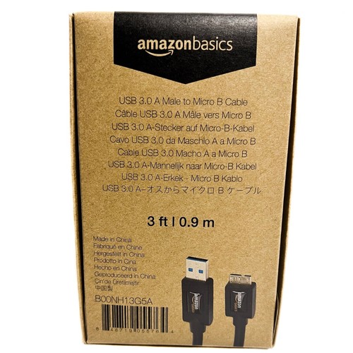 USB 3.0 A-Male to Micro B USB Cable 3 FT BRAND NEW - Picture 2 of 2