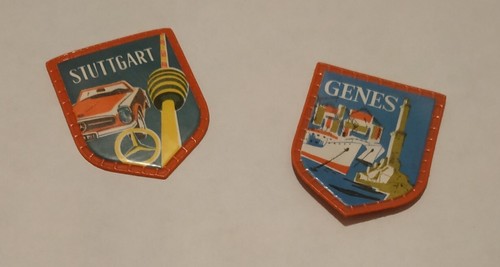 Lot De 8 écussons Souvenir De Voyage – Anciens, Patchs Europe, Vintage
