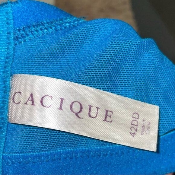 Cacique Bra Satin Full Coverage Solid Lightly Pad… - image 3