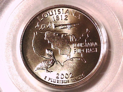2002 P Washington State Quarter PCGS MS 67 Louisiana 71563731 - Picture 2 of 3