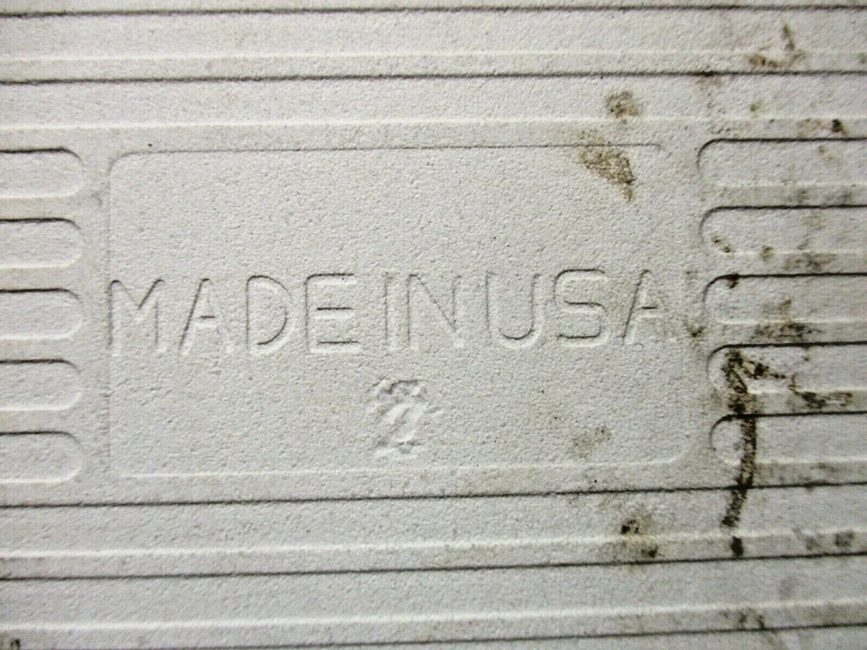 1 azulejo de pared intercerámico EE. UU. 4-1/4" cuadrado Cerámica satinada crema beige claro vintage Foto 4 de 4