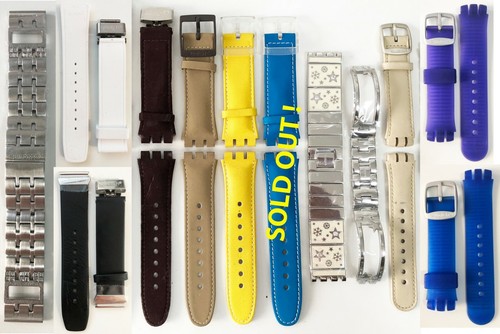 Cinturino ORIGINALE SWATCH Braccialetti-ironia il Chrono X-LARGE SQUARE BEAT  #2031 | eBay
