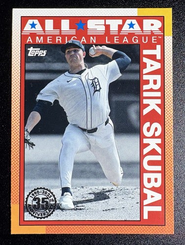 2025 TOPPS SERIES 2 TARIK SKUBAL 1990 TOPPS ALL STAR DETROIT TIGERS