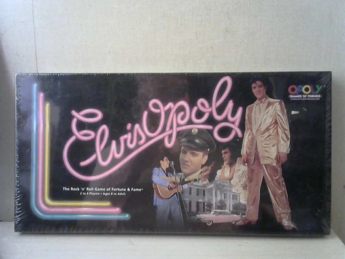 Elvisopoly MONOPOLY Elvis Presley Edition Rock 'N' Roll Game of