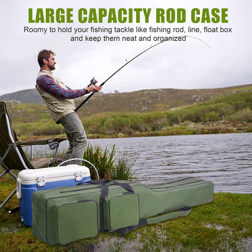 Fishing Rod Case, Portable Fishing Pole Bag Case 4.27ft Waterproof Fishing Ro... - Picture 6 of 7