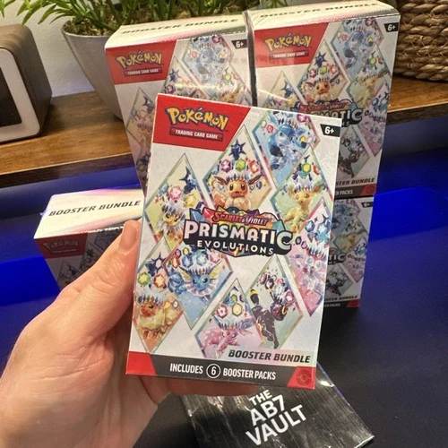 Pokémon TCG Prismatic Evolutions Booster Bundle x6 🔥 BRAND NEW & SEALED ✅