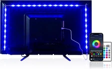 PANGTON VILLA Led Strip Lights 8.2ft for 40-60in TV, USB LED TV Backlight Kit wi