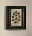 Framed 1865 Civil War Engraved Print Of Pres. Abraham Lincoln And Cabinet By...