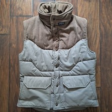 Vintage Jansport Corduroy Yoke Down Vest Men's Large