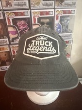 USA Made Chevy Truck Legends Heavy Cotton Strapback Hat / Cap - Gray - Chevrolet