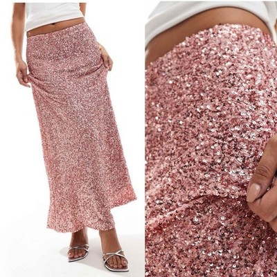 chinese dress ladies Sequin Maxi Wrap Jaspre Skirt  Never Fully Dressed