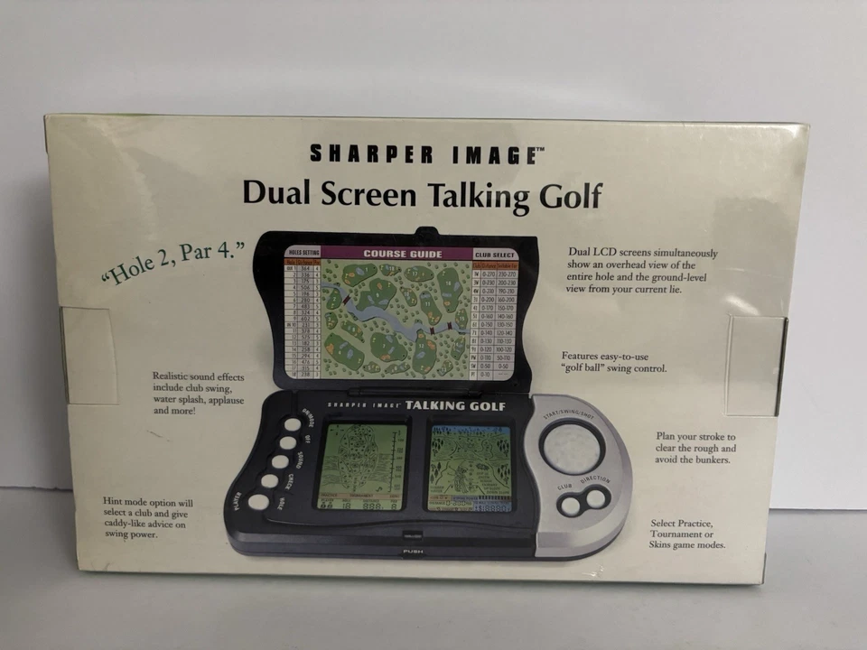 Imagen más nítida doble pantalla parlante golf electrónico portátil - nuevo y sellado Foto 2 de 4