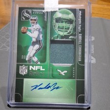 2025 Panini Silhouette Randall Cunningham Patch Auto NFL Relics /199 Eagles