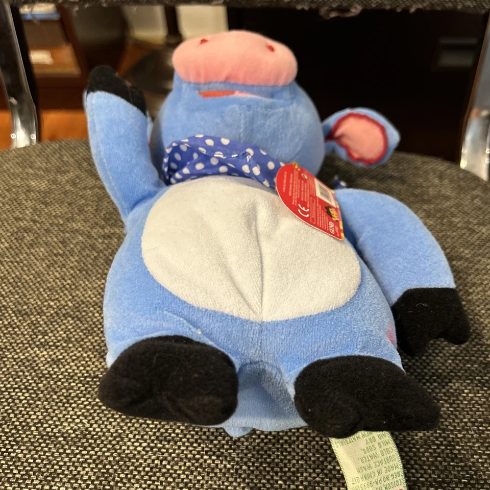 Dora la Exploradora Benny el Toro Azul 10” 2002 Gund Peluche Vaca Difícil de Encontrar Raro  Foto 3 de 4