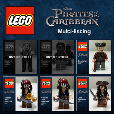 Lego Fluch der Karibik Minifiguren Figur aussuchen