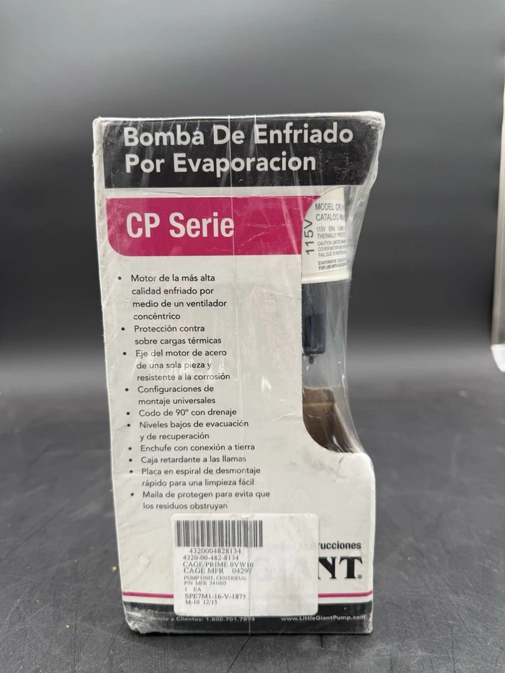 Bomba enfriador evaporativo 115v Foto 2 de 4