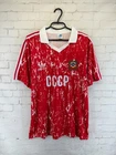 SOVIET UNION USSR 1989 1991 RETRO VINTAGE STYLE FOOTBALL SHIRT JERSEY HOME CCCP