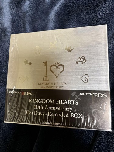 Kingdom Hearts 3D 10th Anniversary 3D+Days+Re:coded BOX with Obi in Japan Used - Picture 1 of 8