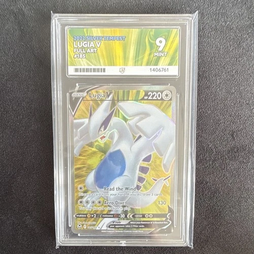 The Pokémon Company Ace Grading 9 Lugia V 185/195 SWSH12 Ultra Rare Holo EN 2022