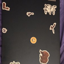 Lenovo Laptop 15, 7 Black Laptop with Stickers
