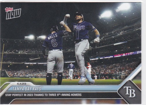 2023 Topps Now 47 TAMPA BAY RAYS